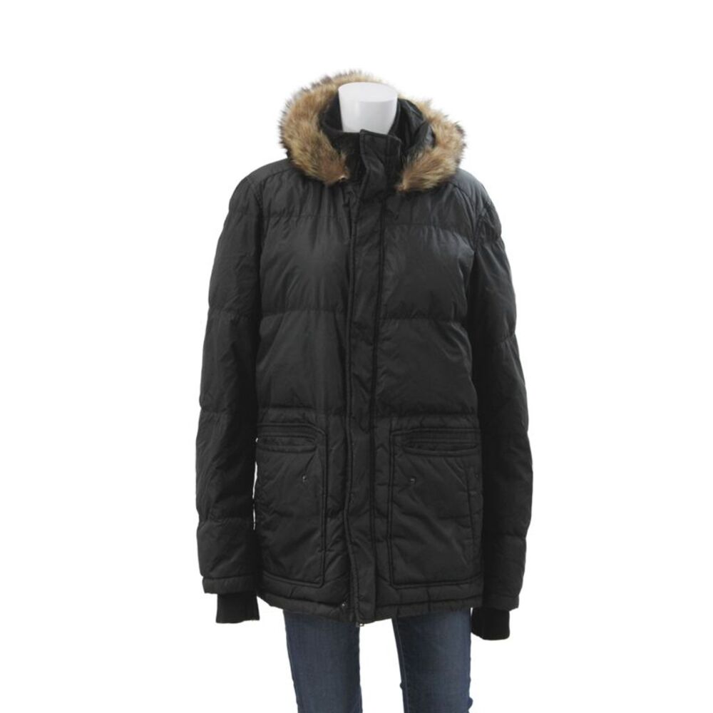 Prada Mens Black Nylon Puffer Jacket Size 48